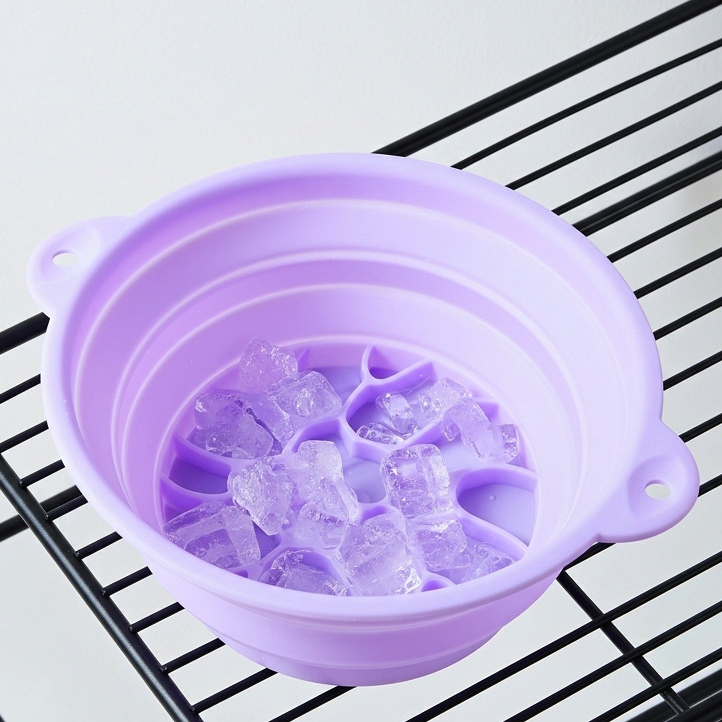 Multipurpose Folding Silicone Facial Ice Bath Bowl
