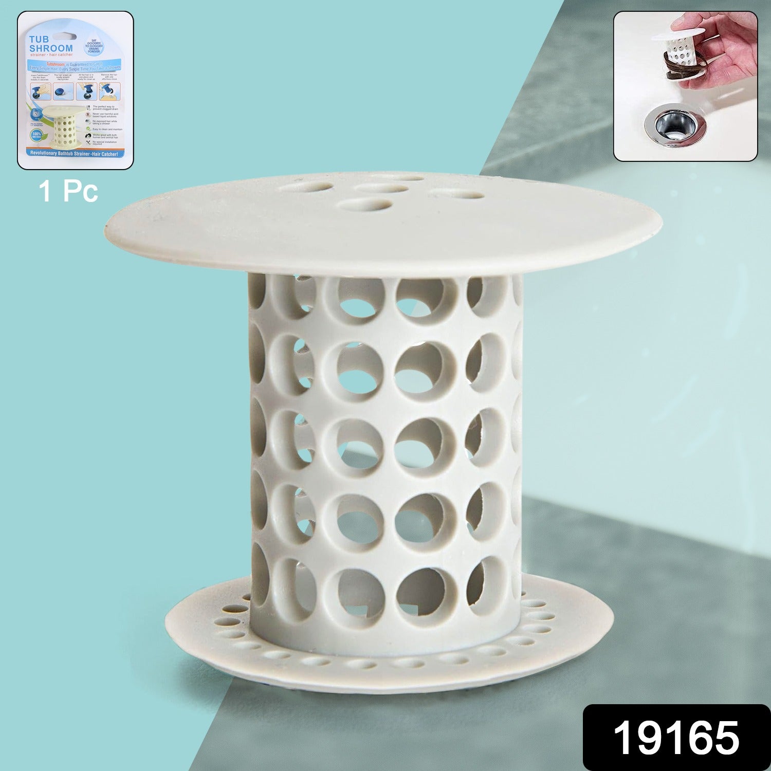 Universal Tub Drain Hair Catcher Strainer (1 Pc)